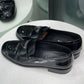 PRADA Black Patent Loafers Sz 37