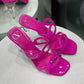 VALENTINO Hot Pink Patent Sandals Sz 39