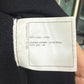 CHANEL Black & White Logo Slit Skirt Sz 38