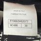 CHANEL Black & White Logo Slit Skirt Sz 38