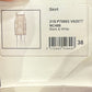 CHANEL Black & White Logo Slit Skirt Sz 38
