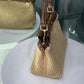 FENDI Peekaboo Mini Woven Raffia