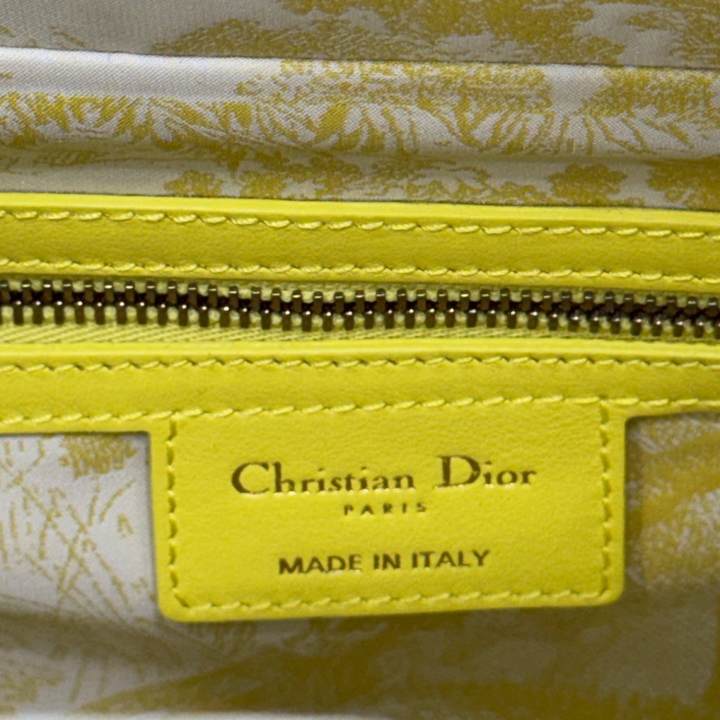 DIOR Dioriviera Hat Basket Bag - Yellow