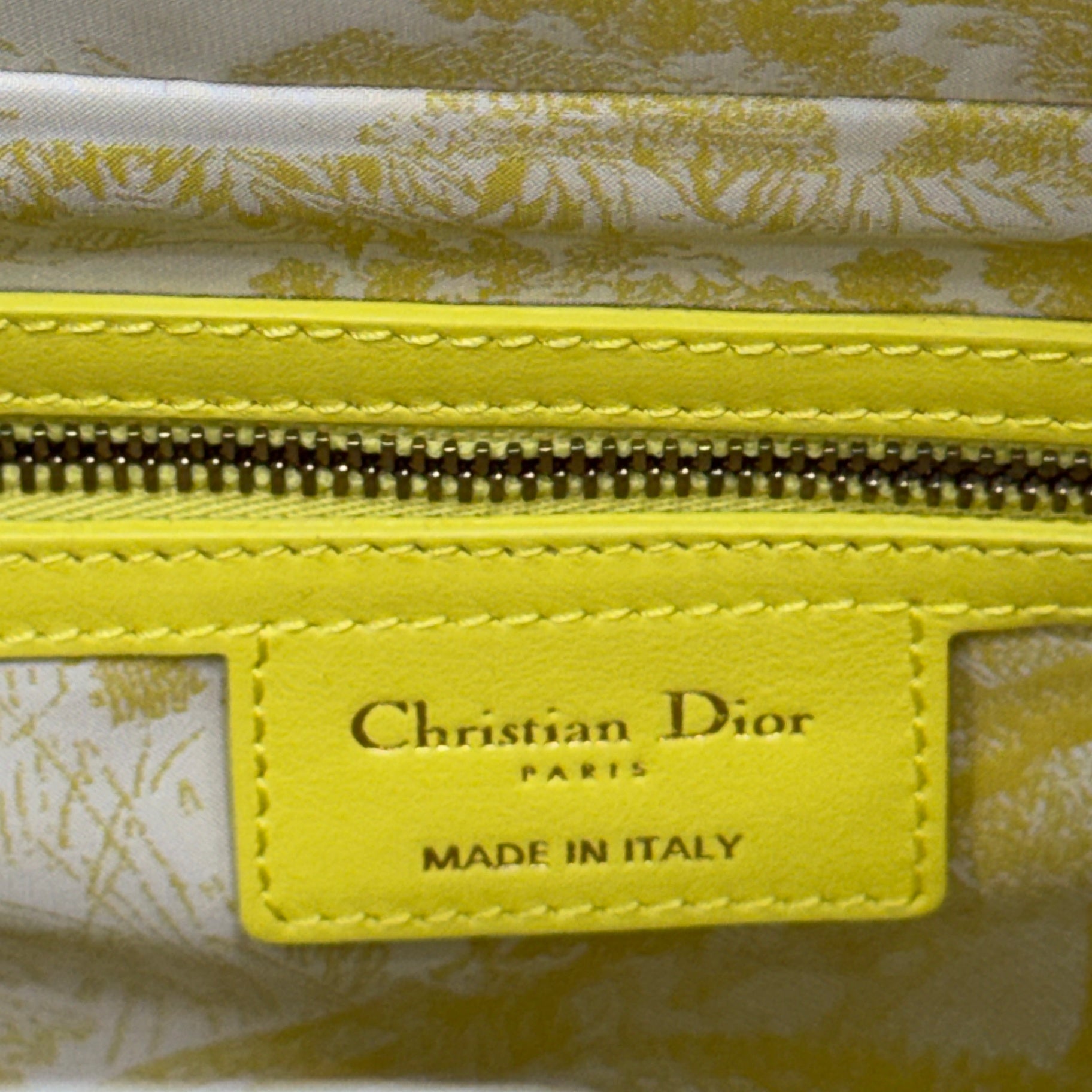 DIOR Dioriviera Hat Basket Bag - Yellow