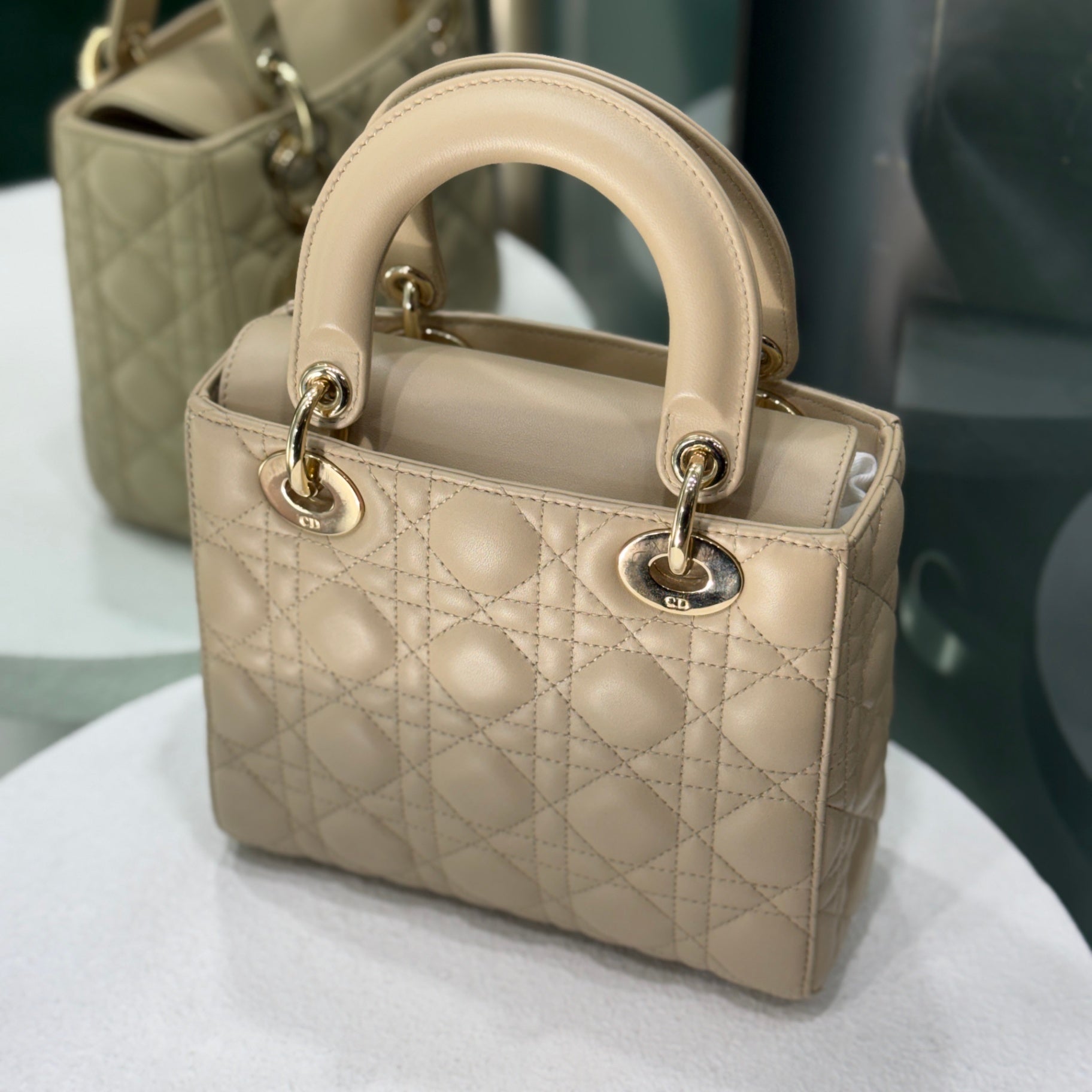 DIOR Lady Dior Small Beige Cannage