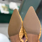 BOTTEGA VENETA Intrecciato Weave Leather Pumps Sz 38