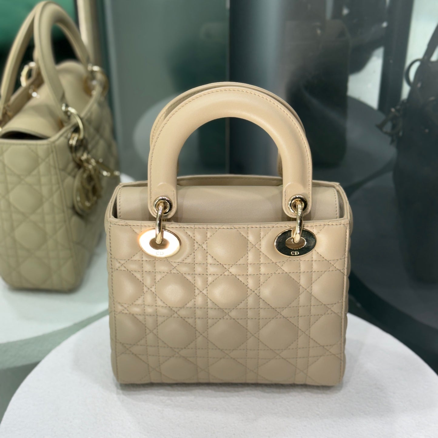 DIOR Lady Dior Small Beige Cannage