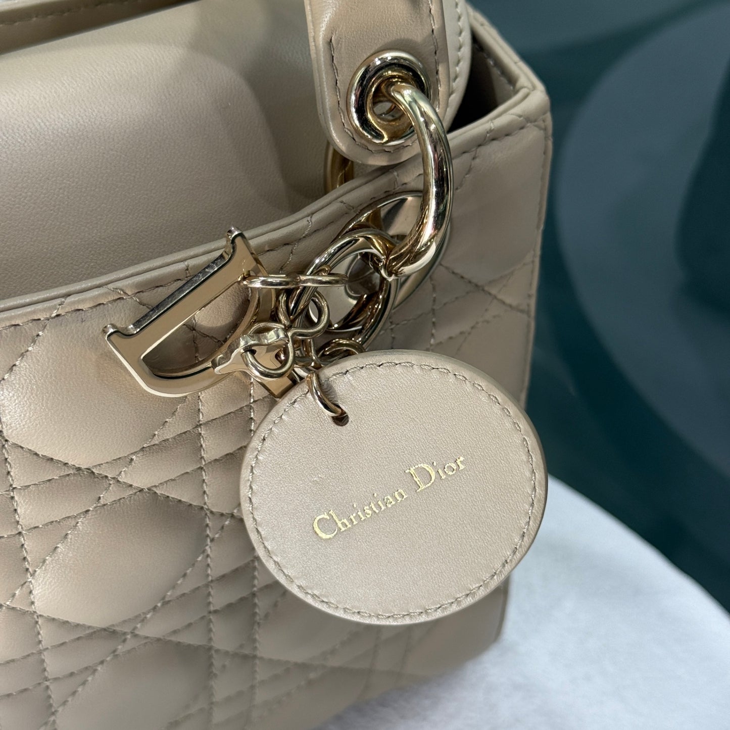 DIOR Lady Dior Small Beige Cannage