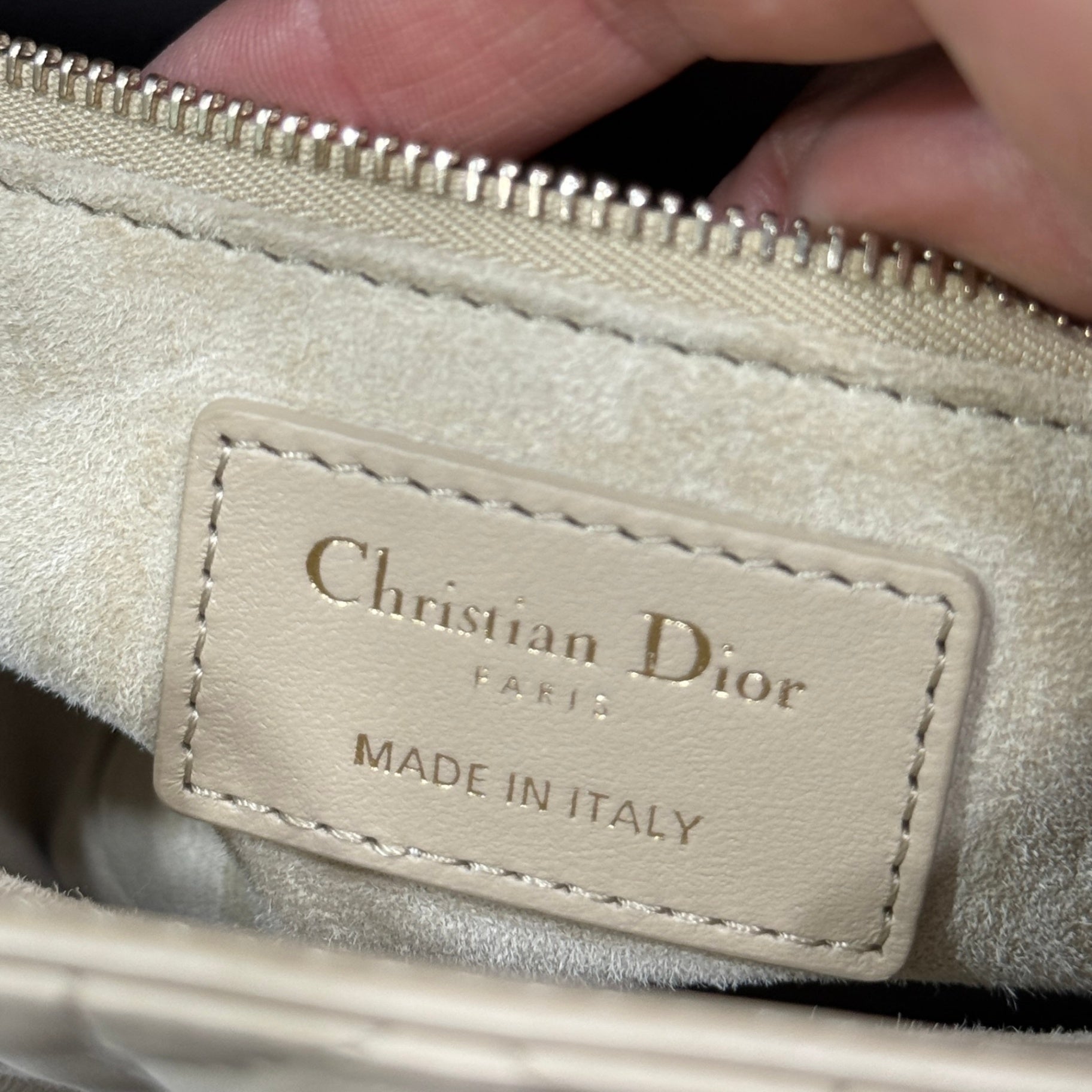DIOR Lady Dior Small Beige Cannage