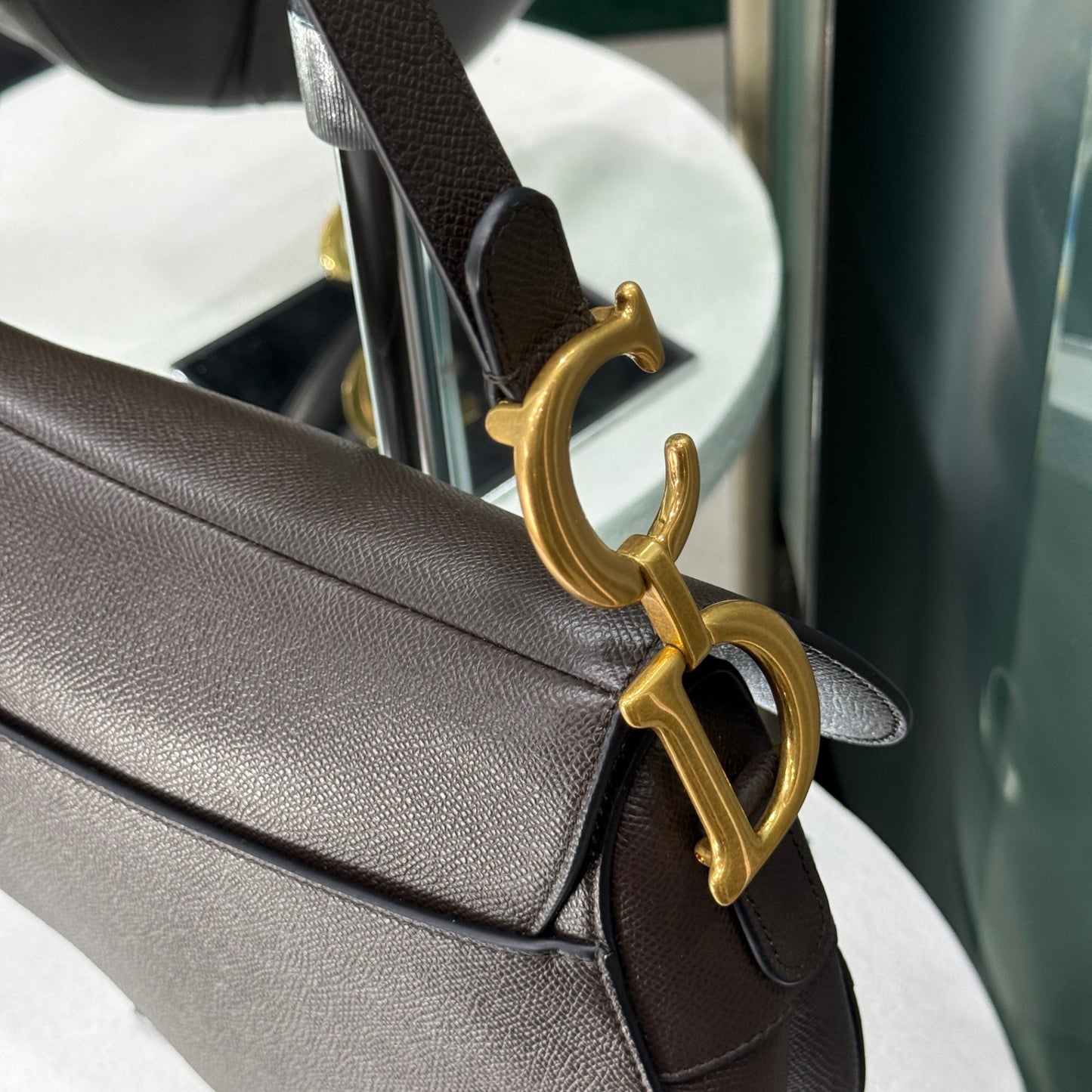 DIOR Saddle Bag - Chocolate Brown Medium