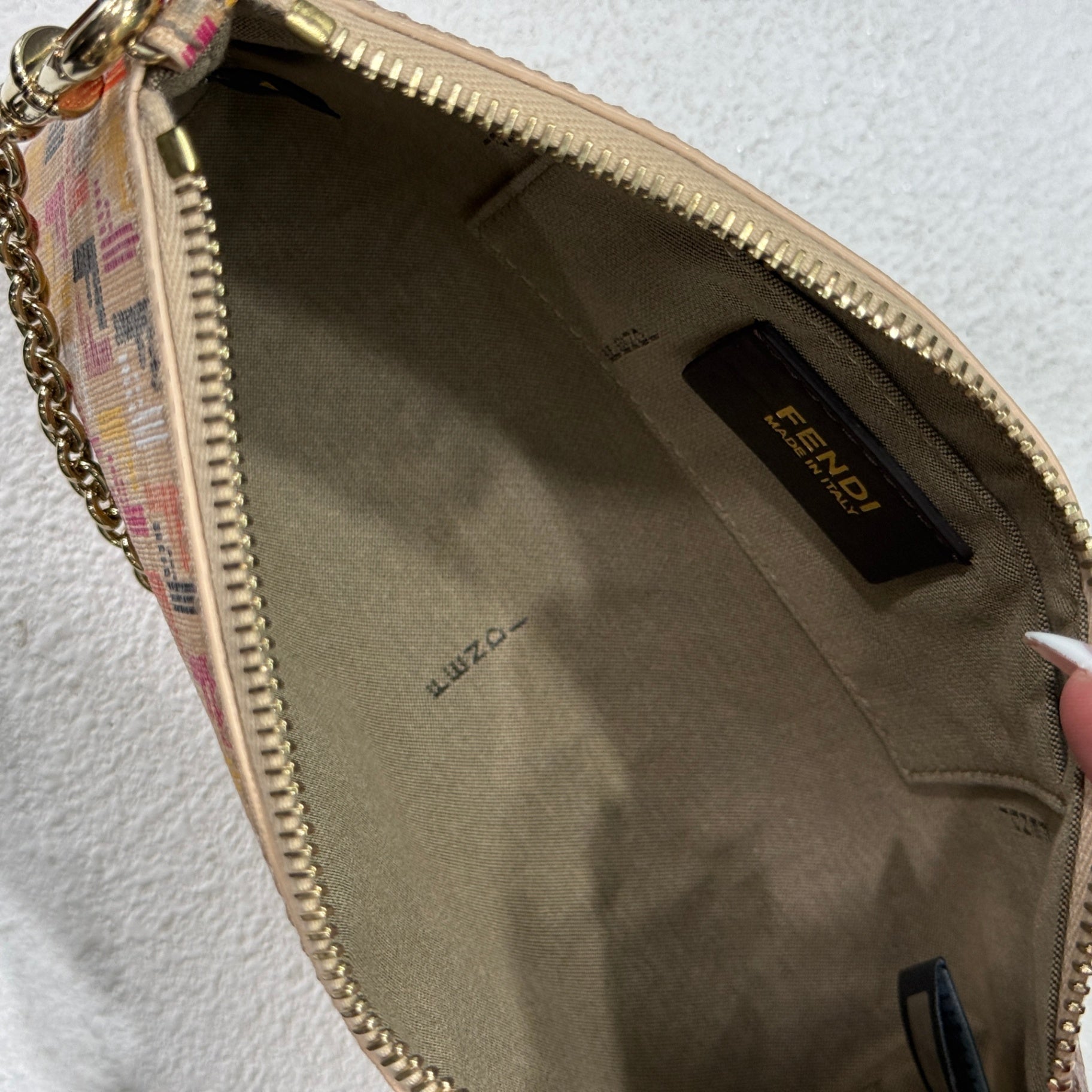 FENDI Monogram FF Shoulder Bag
