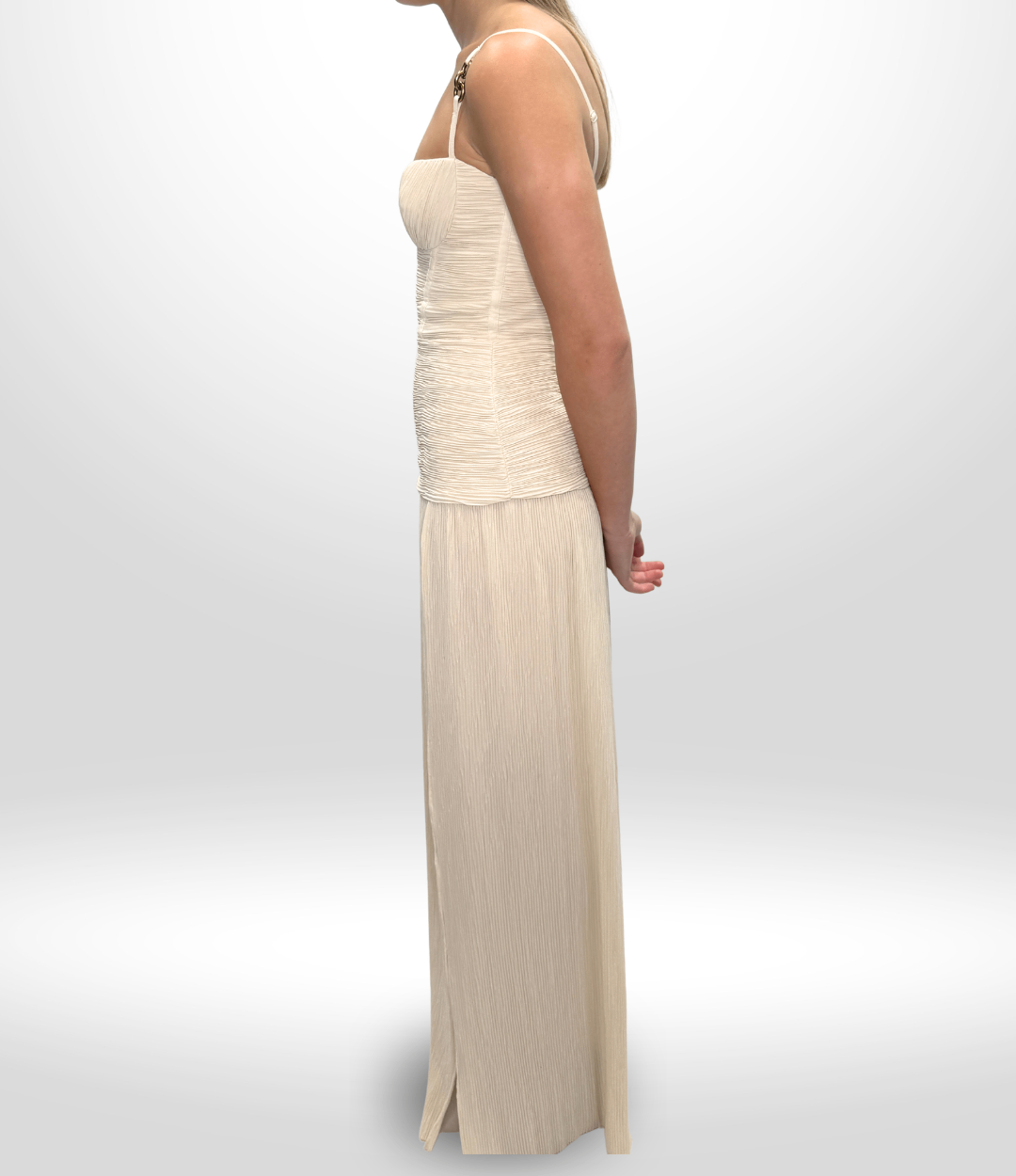 MANNING CARTEL Creme Maxi Dress Sz 8