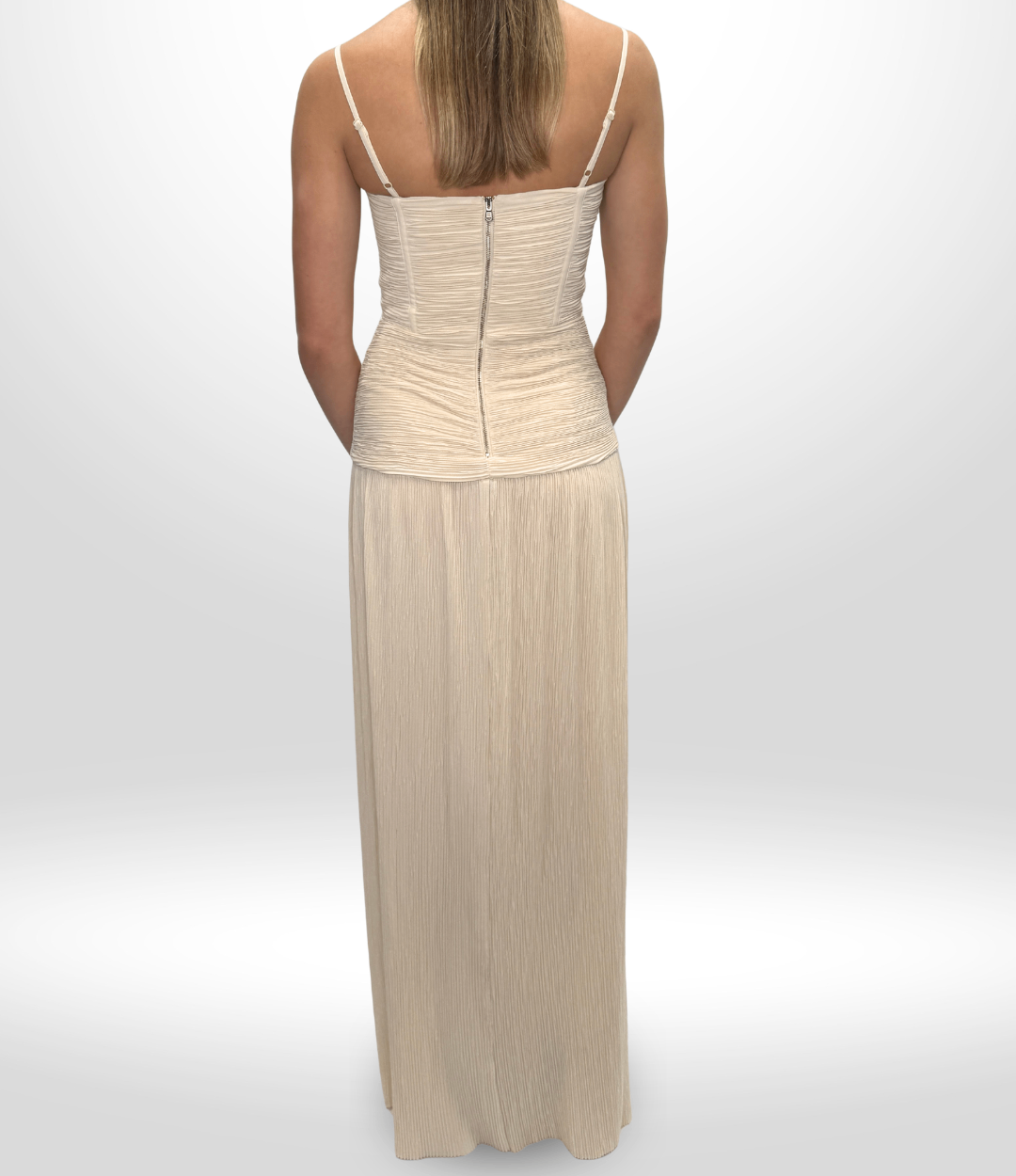 MANNING CARTEL Creme Maxi Dress Sz 8