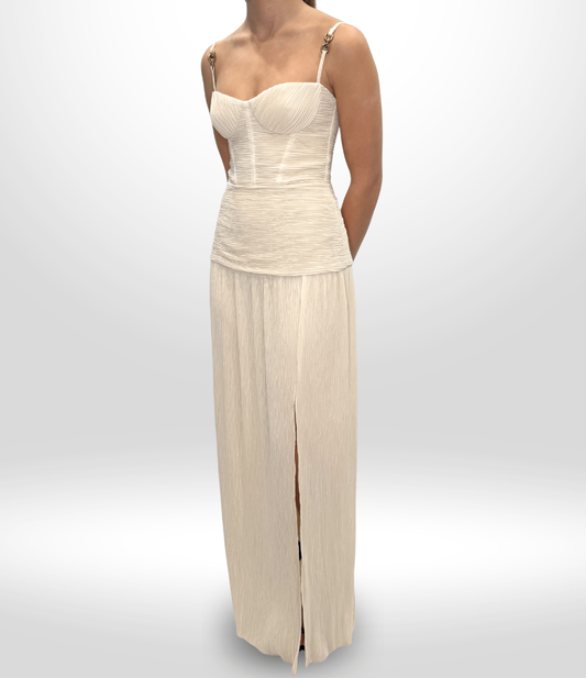 MANNING CARTEL Creme Maxi Dress Sz 8