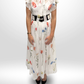LEO LIN Flutter Sleeve Floral Dress Sz 10