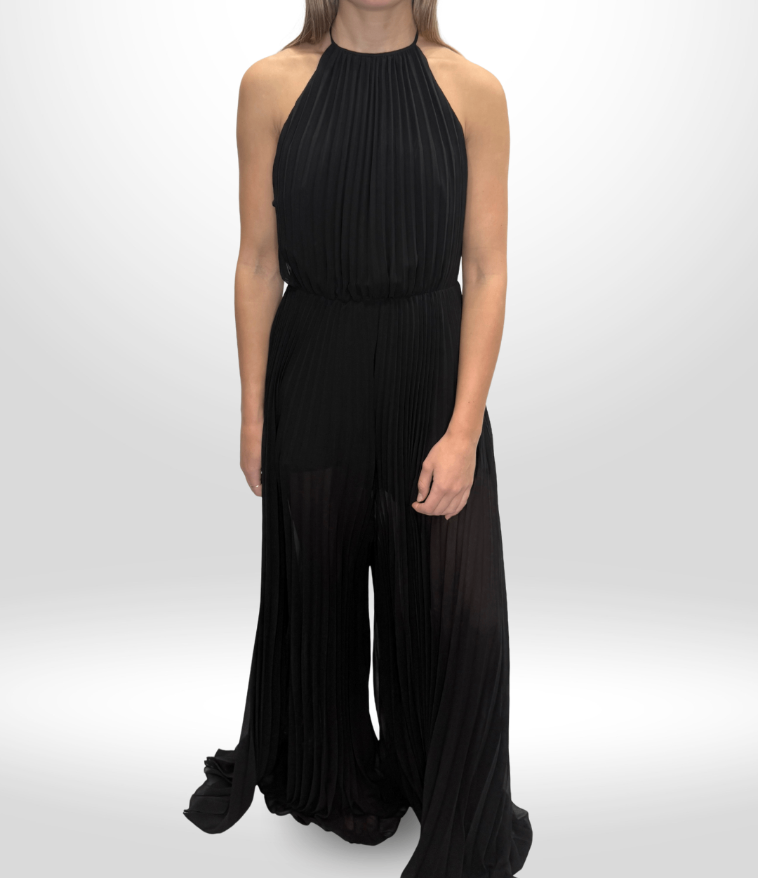 RACHEL GILBERT Black Evening Pant Suit Sz 10