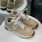 CHANEL Beige CC Sneakers Sz 38.5