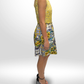 DOLCE & GABBANA Yellow Crystal Mini Dress (Size 44)