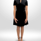 DIOR Black Wool Silk Dress Sz 38