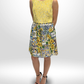 DOLCE & GABBANA Yellow Crystal Mini Dress (Size 44)