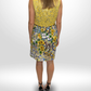 DOLCE & GABBANA Yellow Crystal Mini Dress (Size 44)