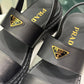 PRADA Platform Logo Sandals Sz 40