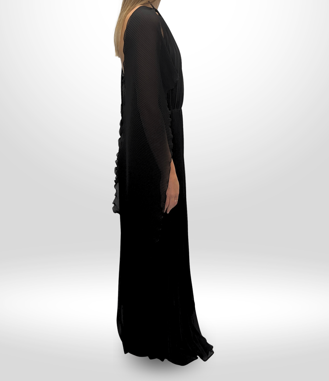 RACHEL GILBERT Black Evening Pant Suit Sz 10