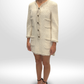 CHANEL Creme Tweed Tunic Sz 38