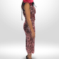 DOLCE & GABBANA Glitter Dress With Rose Size 42
