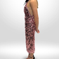 DOLCE & GABBANA Glitter Dress With Rose Size 42