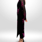 CINQ A SEPT Black Pink Sequin Dress Sz 10