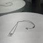 FENDI Silver Square FF Necklace