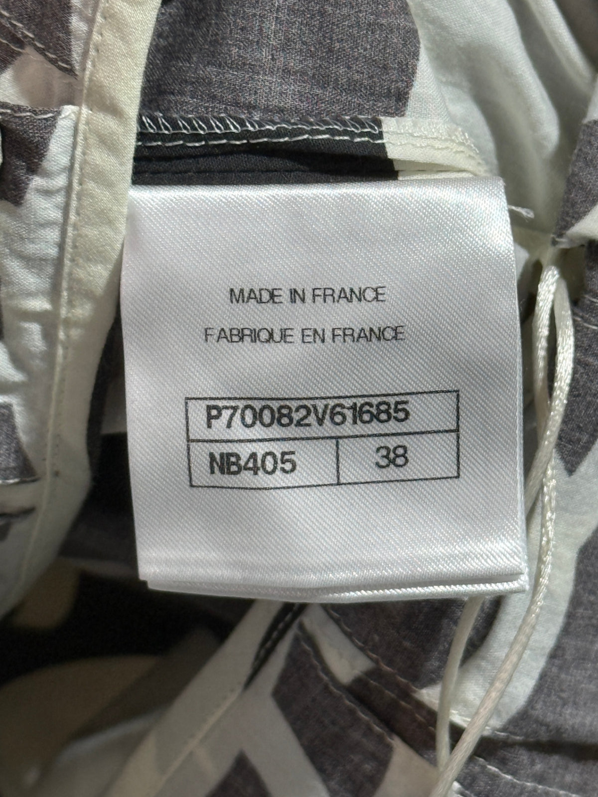 CHANEL Coco Mark Cotton Dress Sz 38