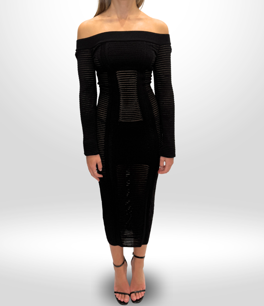 Balmain Vintage Black Dress Sz S