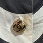 CHANEL Coco Mark Cotton Dress Sz 38