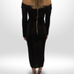 Balmain Vintage Black Dress Sz S