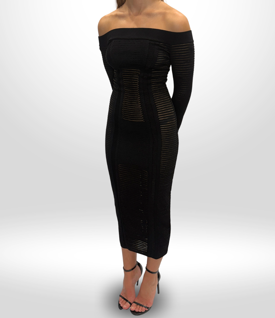 Balmain Vintage Black Dress Sz S