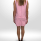 PATOU Pink Shift Dress Sz 42