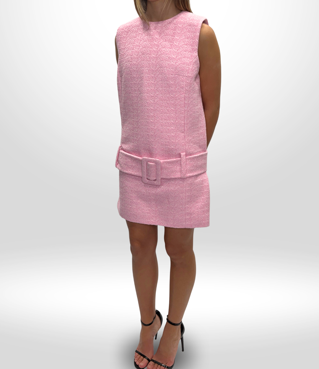 PATOU Pink Shift Dress Sz 42