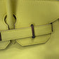 HERMÈS Birkin 30 Epsom Yellow Lime Palladium Hardware