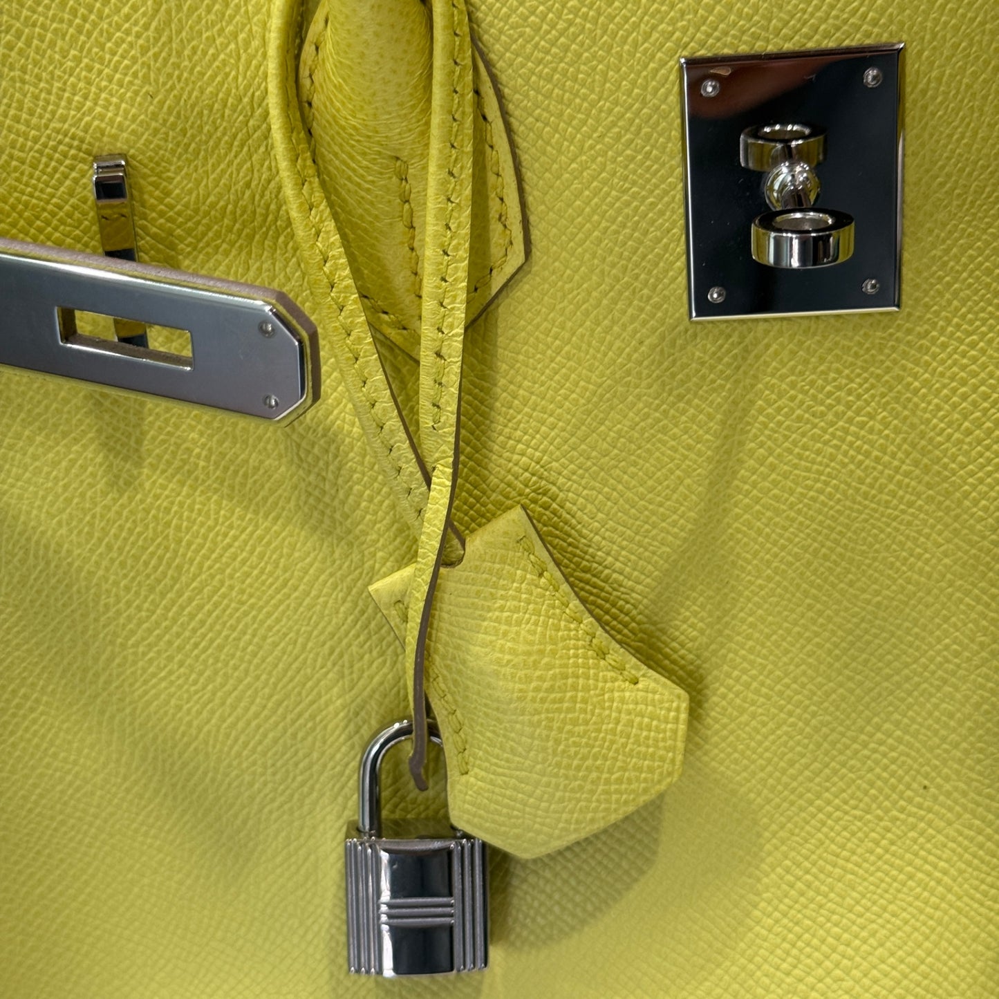 HERMÈS Birkin 30 Epsom Yellow Lime