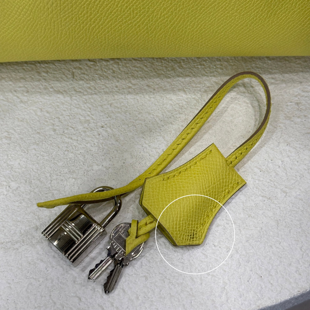 HERMÈS Birkin 30 Epsom Yellow Lime Palladium Hardware