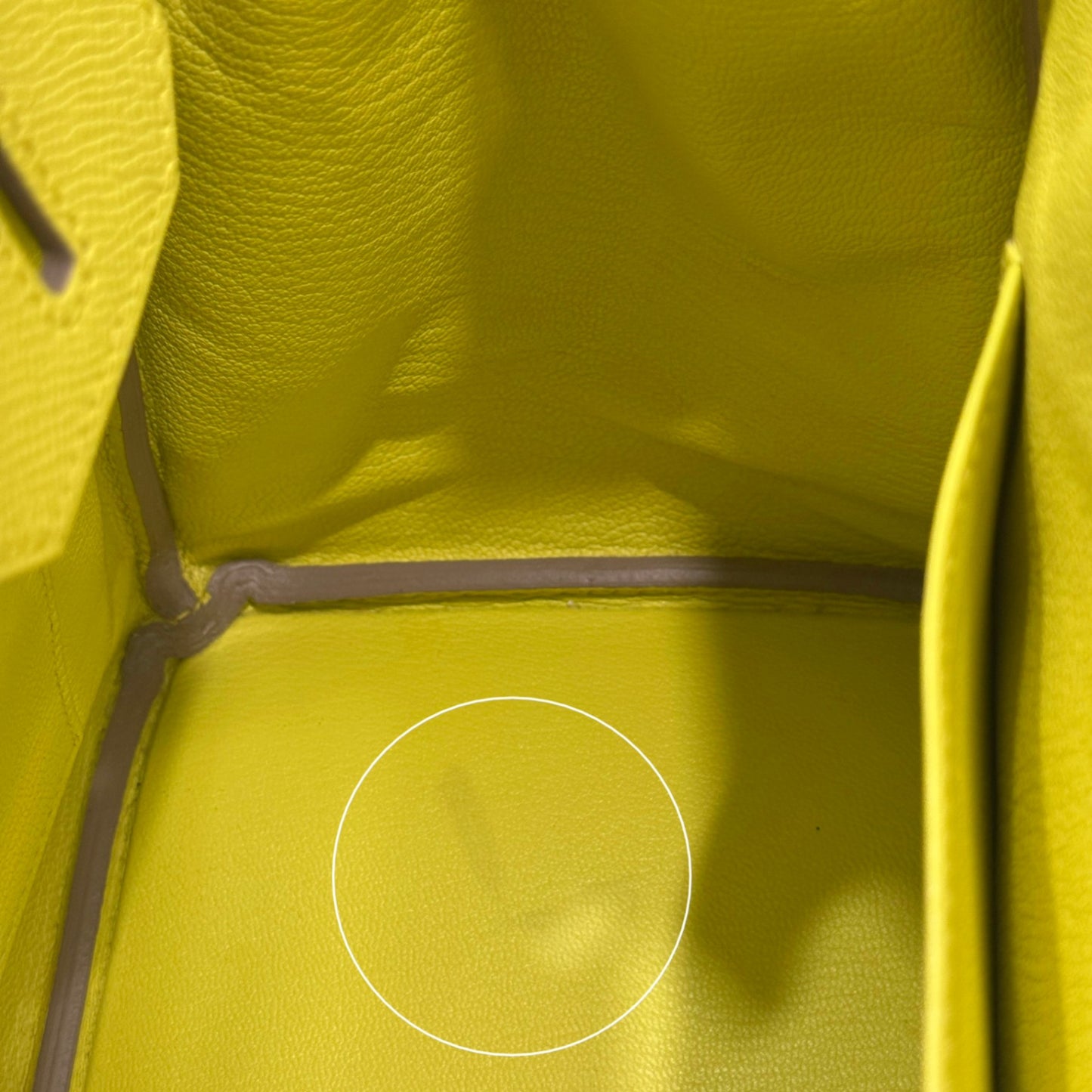 HERMÈS Birkin 30 Epsom Yellow Lime Palladium Hardware