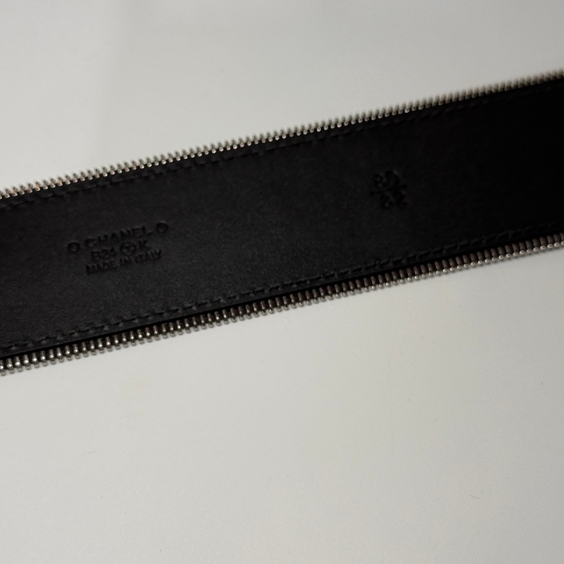 CHANEL Green Silver Belt