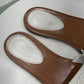 LOUIS VUITTON White Lock It Leather Sandals Sz 38