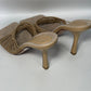 BOTTEGA VENETA Cindy Leather Sandals Sz 39