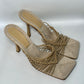 BOTTEGA VENETA Cindy Leather Sandals Sz 39