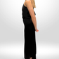 ESSE Black Midi One Shoulder Dress Sz 8