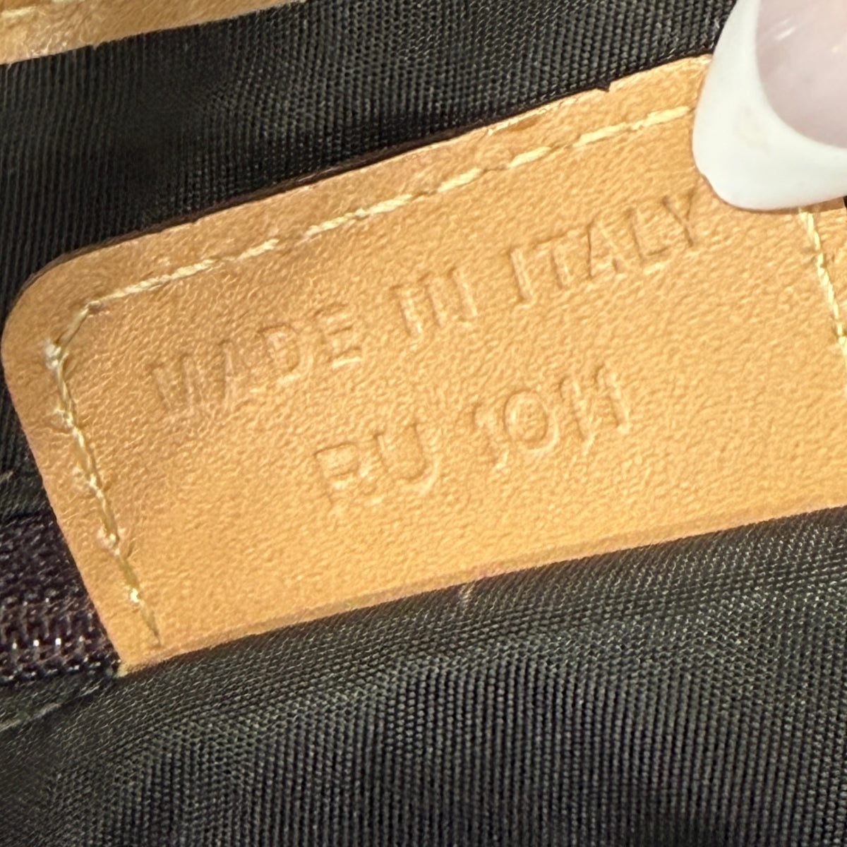 DIOR Vintage Brown Oblique Canvas Double Saddle Bag