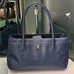 CHANEL Executive Cerf Tote Navy